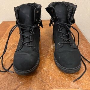 Women’s Black Combat Boots